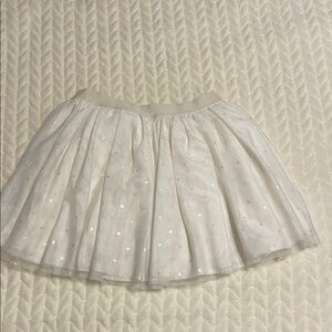 GAP Ivory Skirt with Polka Dots